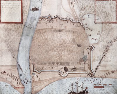 Fortified Encampment, Puerto Rico by John White